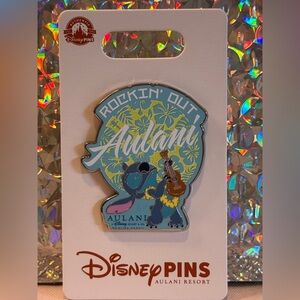 ✨ Disney Pin | Stitch “Rockin’ Out” Aulani Resort Hawaii 🌺 Guitar Exclusive